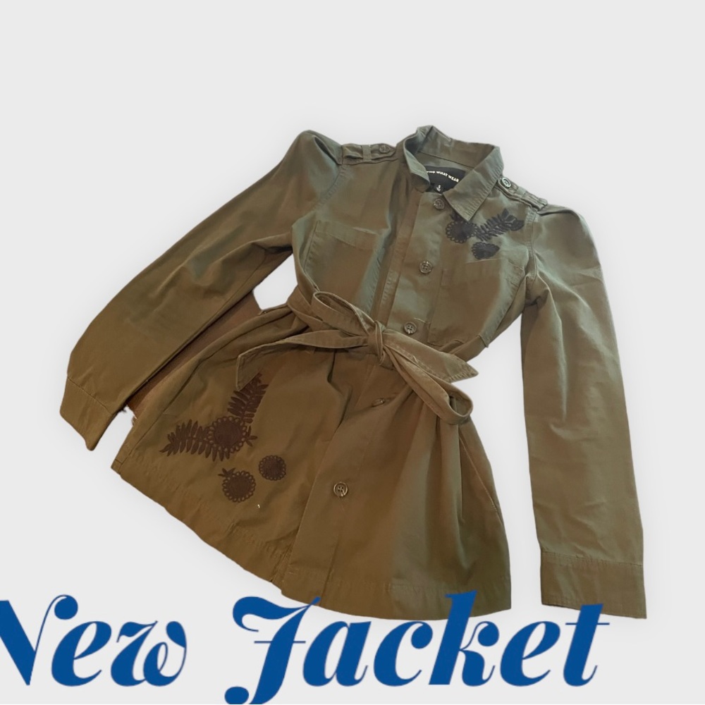 “NEW” ARMY/ MILITARY GREEN JACKET